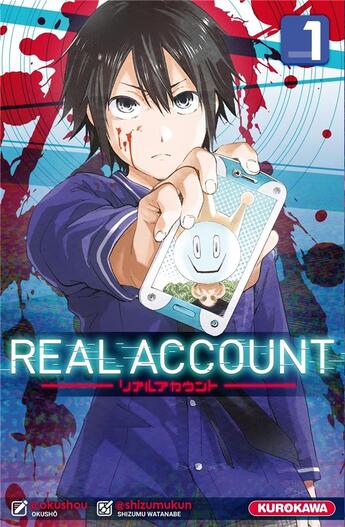 Couverture du livre « Real account Tome 1 » de Shizumu Watanabe et Okushou aux éditions Kurokawa