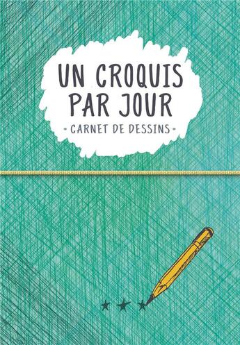 Couverture du livre « Carnet de dessins - un croquis par jour » de  aux éditions Paperstore