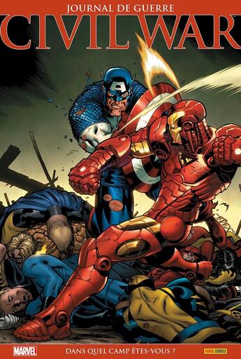 Couverture du livre « Civil War ; Intégrale ; journal de guerre » de  aux éditions Panini