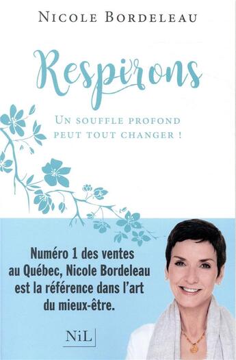 Couverture du livre « Respirons » de Nicole Bordeleau aux éditions Nil