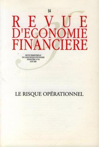 Couverture du livre « Le risque opérationnel » de  aux éditions Association D'economie Financiere