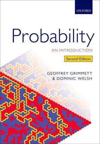 Couverture du livre « Probability: An Introduction » de Welsh Dominic aux éditions Oup Oxford