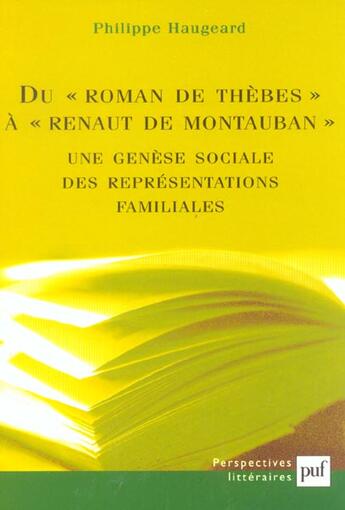 Couverture du livre « Du 