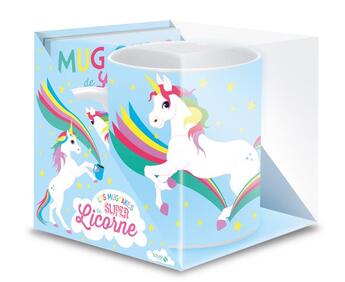 Couverture du livre « Mug cakes ; Super Licorne ; coffret » de  aux éditions Solar