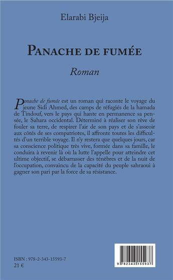 Couverture du livre « Panache de fumée » de Elarabi Bjeija aux éditions L'harmattan