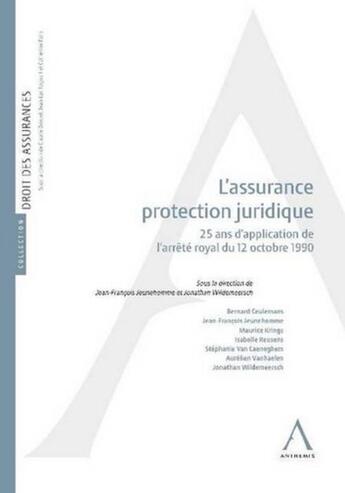 Couverture du livre « L'assurance protection juridique » de  aux éditions Anthemis