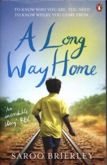Couverture du livre « A Long Way Home » de Saroo Brierley aux éditions Adult Pbs