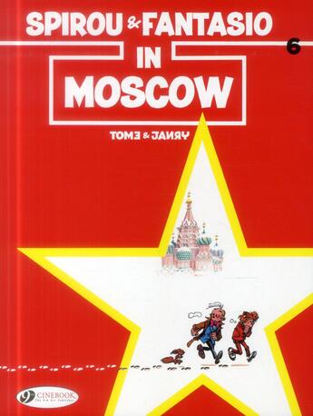 Couverture du livre « Spirou & Fantasio adventures t.6 ; in Moscow » de Tome et Janry aux éditions Cinebook