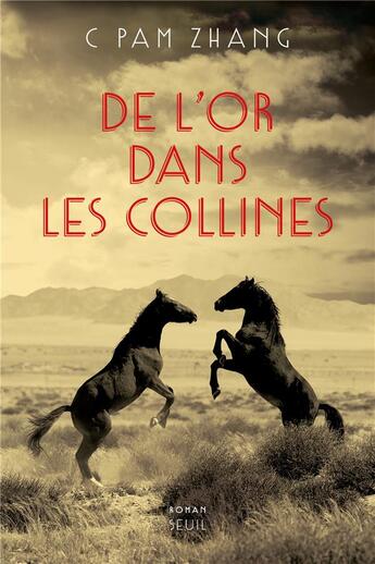 Couverture du livre « De l'or dans les collines » de C Pam Zhang aux éditions Seuil