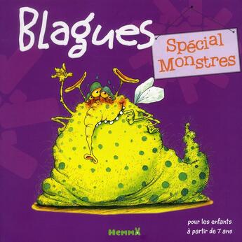 Couverture du livre « Blagues ; spécial monstres » de Fabrice Lelarge aux éditions Hemma