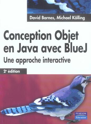 Couverture du livre « Conception objet en java avec bluej 2e edition (2e édition) » de Barnes/Kolling aux éditions Pearson