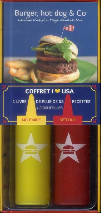 Couverture du livre « I love USA ; coffret » de Wietzel Caroline aux éditions First