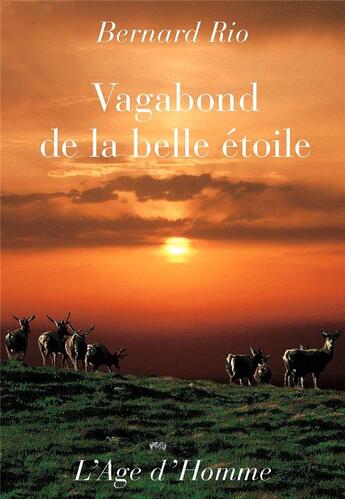 Couverture du livre « Vagabond de la belle etoile » de Bernard Rio aux éditions L'age D'homme