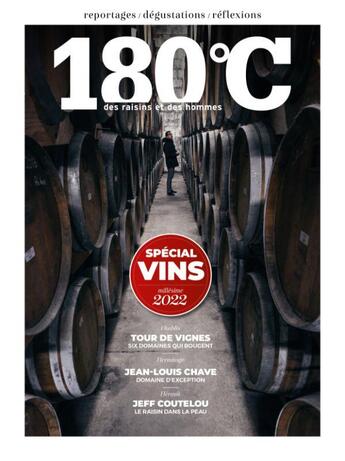 Couverture du livre « 180°C : spécial vin 2022 » de Revue 180°C aux éditions Thermostat 6