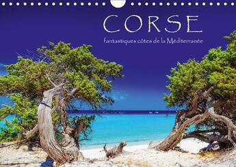 Couverture du livre « Corse fantastiques cotes de la mediterranee calendrier mural 2018 din a4 horizon » de Rosyk P aux éditions Calvendo