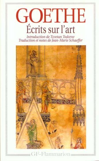 Couverture du livre « Écrits sur l'art » de Johann Wolfgang Von Goethe aux éditions Flammarion