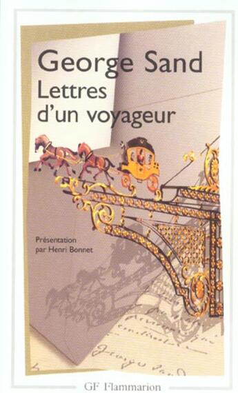 Couverture du livre « Lettres d'un voyageur » de George Sand aux éditions Flammarion