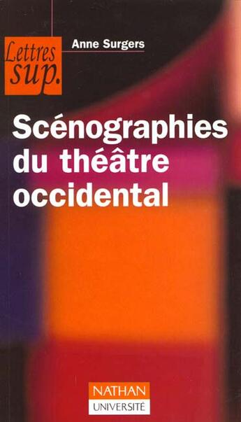 Couverture du livre « Introduction A La Scenographie » de Surgers aux éditions Nathan