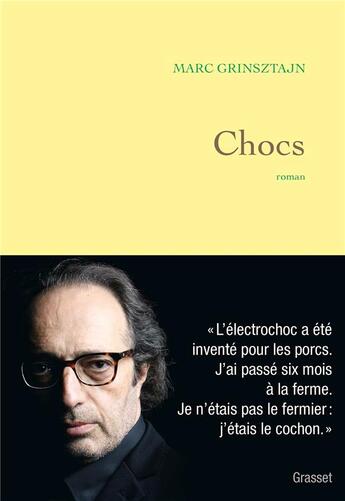 Couverture du livre « Chocs » de Marc Grinsztajn aux éditions Grasset Et Fasquelle