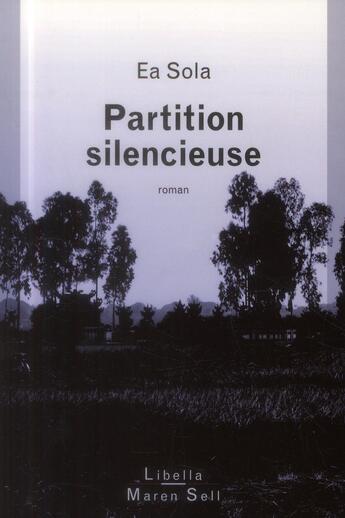 Couverture du livre « Partition silencieuse » de Ea Sola aux éditions Buchet Chastel