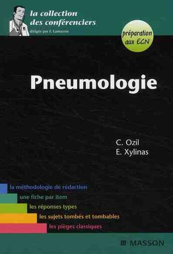 Couverture du livre « Pneumologie » de Ozil-C+Xylinas-E aux éditions Elsevier-masson