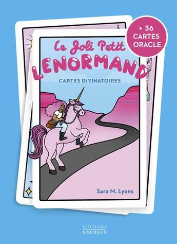 Couverture du livre « Le joli petit Lenormand : cartes divinatoires » de Sara M. Lyons aux éditions Exergue