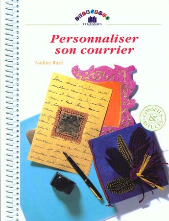 Couverture du livre « Personnaliser son courrier » de Nadine Ruse aux éditions Massin