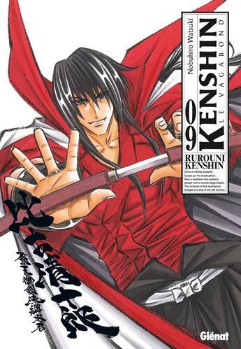 Couverture du livre « Kenshin le vagabond Tome 9 » de Nobuhiro Watsuki aux éditions Glenat