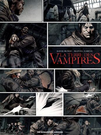 Couverture du livre « La terre des vampires t.1 à t.3 ; coffret » de David Munoz et Manuel Garcia aux éditions Humanoides Associes