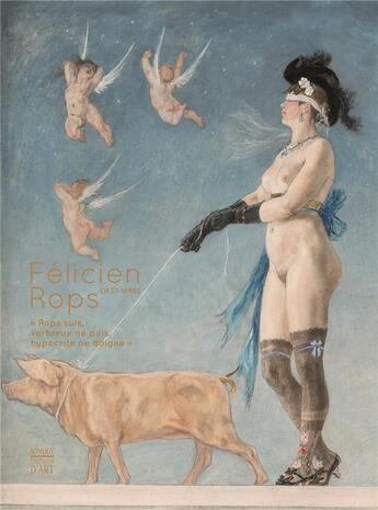 Couverture du livre « Félicien Rops » de Veronique Carpiaux aux éditions Somogy