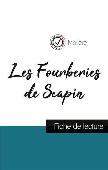 Couverture du livre « Les Fourberies de Scapin, de Molière » de  aux éditions Comprendre La Litterature