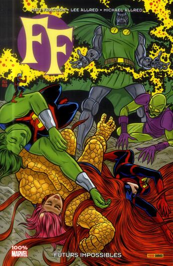 Couverture du livre « FF Marvel now ! t.2 ; futurs impossibles » de Mike Allred et Matt Fraction et Joe Quinones et Lee Allred aux éditions Panini