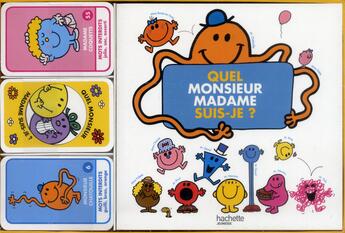 Couverture du livre « Quel Monsieur Madame suis-je ? boîte de jeux » de Roger Hargreaves aux éditions Hachette Jeunesse