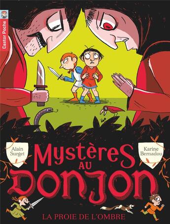 Couverture du livre « Mystères au donjon Tome 3 ; la proie de l'ombre » de Alain Surget et Karine Bernadou aux éditions Pere Castor