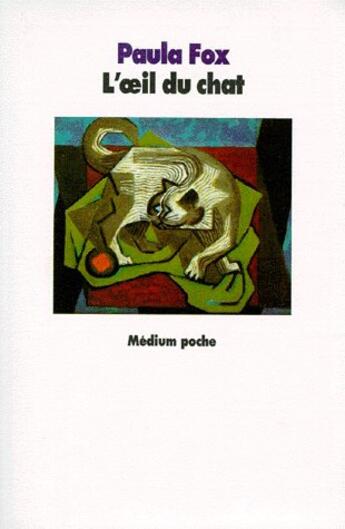 Couverture du livre « L'oeil du chat » de Fox Paula / Todd Cam aux éditions Ecole Des Loisirs