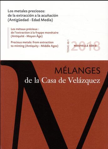 Couverture du livre « REVUE MELANGES » de Rico Christian/Oreja aux éditions Casa De Velazquez