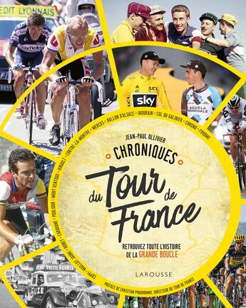 Couverture du livre « Chroniques du tour de France » de Jean-Paul Ollivier aux éditions Larousse