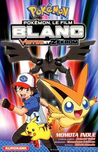 Couverture du livre « Pokémon : le film ; blanc ; Victini et Zekrom » de Momota Inoue aux éditions Kurokawa