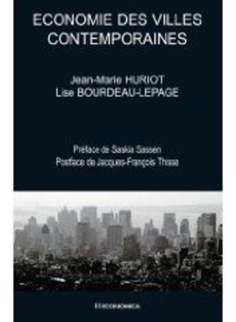 Couverture du livre « Économie urbaine contemporaine » de Bourdeau-Lepage aux éditions Economica