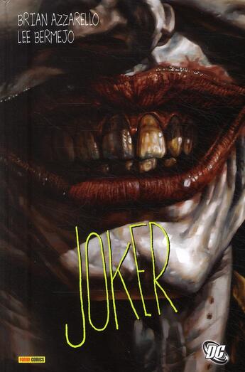 Couverture du livre « Joker » de Azzarello-B+Bermejo- aux éditions Panini