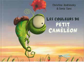 Couverture du livre « Les couleurs de Petit Caméléon » de Sonia Sans et Christine Andrievsky aux éditions Pemf