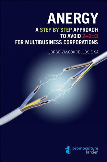 Couverture du livre « Anergy ; a step by step approach to avoid 2+2=3 for multibusiness corporations » de Jorge Vasconcellos E Sa aux éditions Promoculture