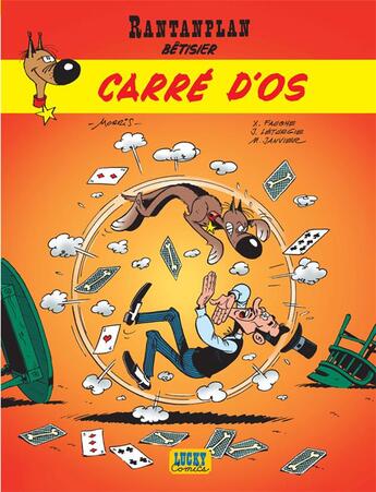 Couverture du livre « Rantanplan Tome 20 : carré d'os » de Jean Leturgie et Michel Janvier et Xavier Fauche et Morris aux éditions Lucky Comics