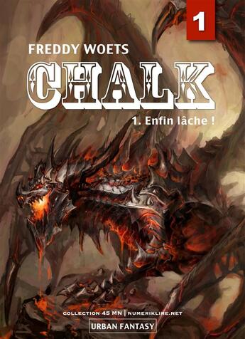 Couverture du livre « Chalk t.1 ; enfin lâche ! » de Freddy Woets aux éditions Numeriklivres