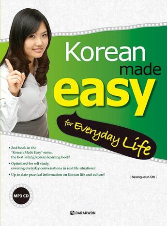 Couverture du livre « Korean made easy for everyday life (coreen - anglais) » de Seung-Eun Oh aux éditions Darakwon