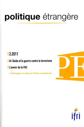 Couverture du livre « Politique étrangère » de  aux éditions Ifri