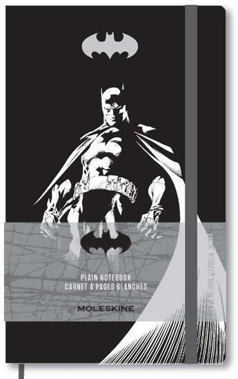 Couverture du livre « Carnet Batman grd format blanc édition limitée » de  aux éditions Moleskine