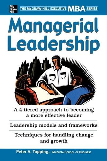 Couverture du livre « Managerial leadership » de Topping Peter aux éditions Mcgraw-hill Education