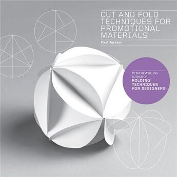 Couverture du livre « Cut and fold techniques for promotional materials » de Paul Jackson aux éditions Laurence King