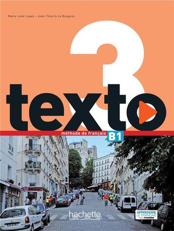 Couverture du livre « TEXTO » de Marie-Jose Lopes aux éditions Hachette Fle